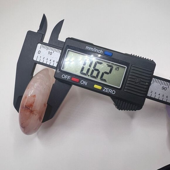 Fire Quartz Crystal Crescent Moon (6)‎ - Picture 8 of 11